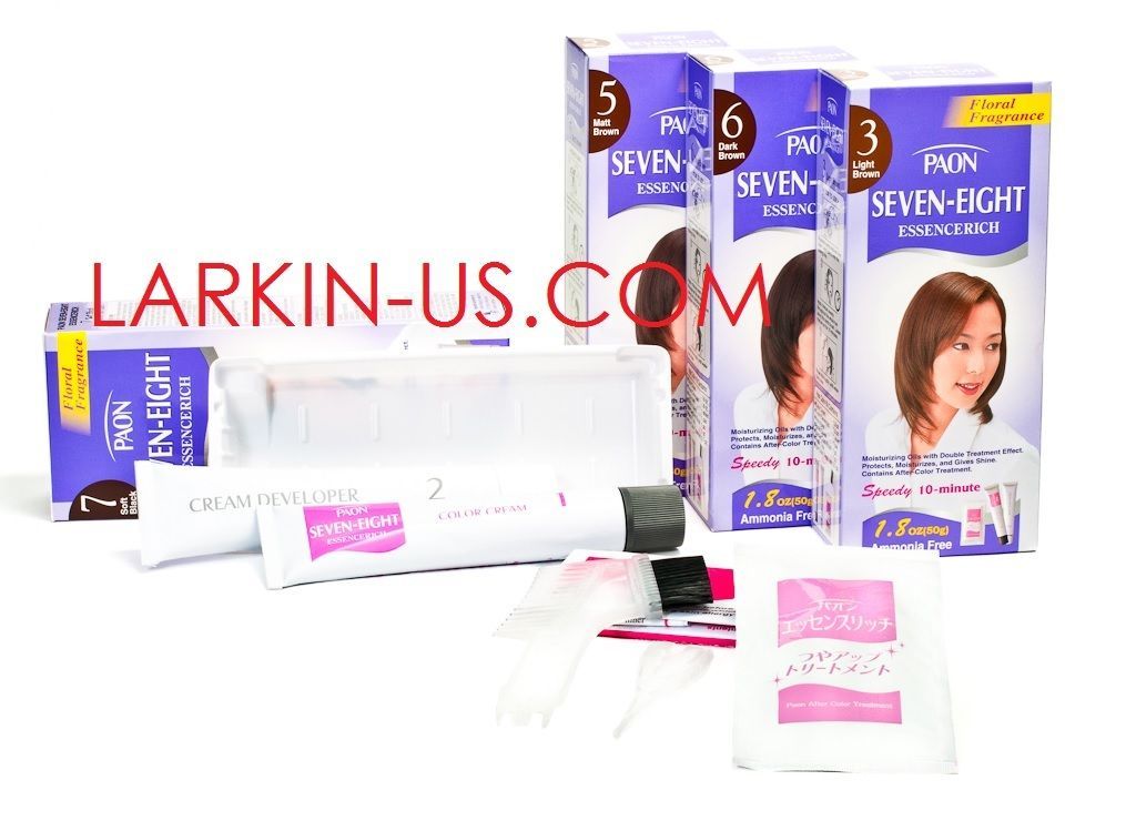 AUTHORIZED DEALER: PAON SEVEN EIGHT ESSENCERICH HAIR COLOR KIT #3