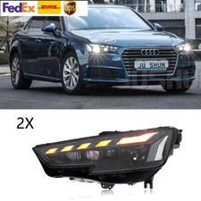 Led Headlight Rs Style For Audi A4 B9 2017-2020 Projector Drl Head Lamps
