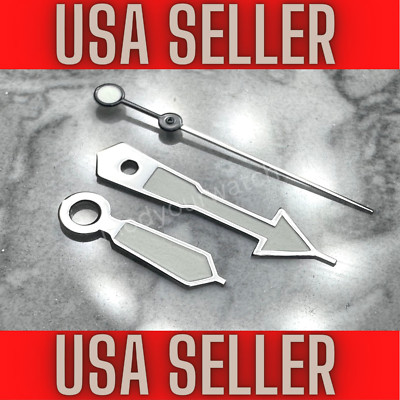 Silver ''CLASSIC SKX'' Hands Fits NH35,NH36,7s26,7s36 SKX007. Green luminous
