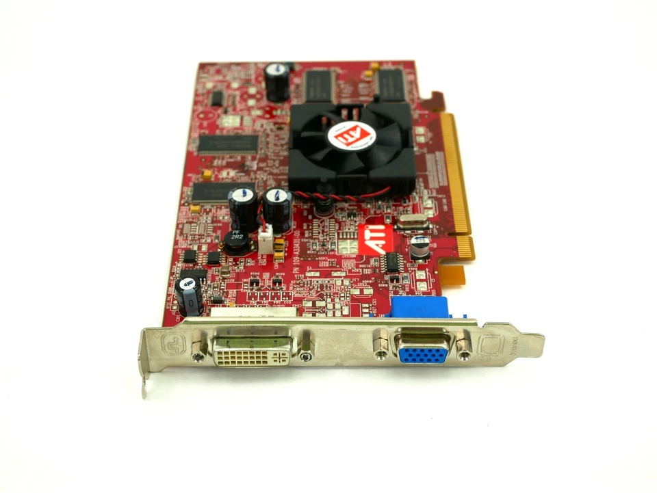 IBM AMD FireGL v3100 128MB PCIE x16 DVI VGA 102A3344002 13M8450 - Image 3 of 4