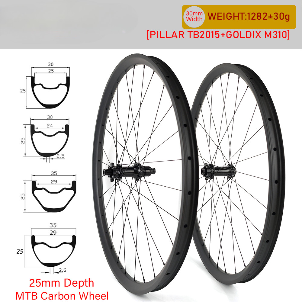 Ruota in carbonio 29ER per mountain bike