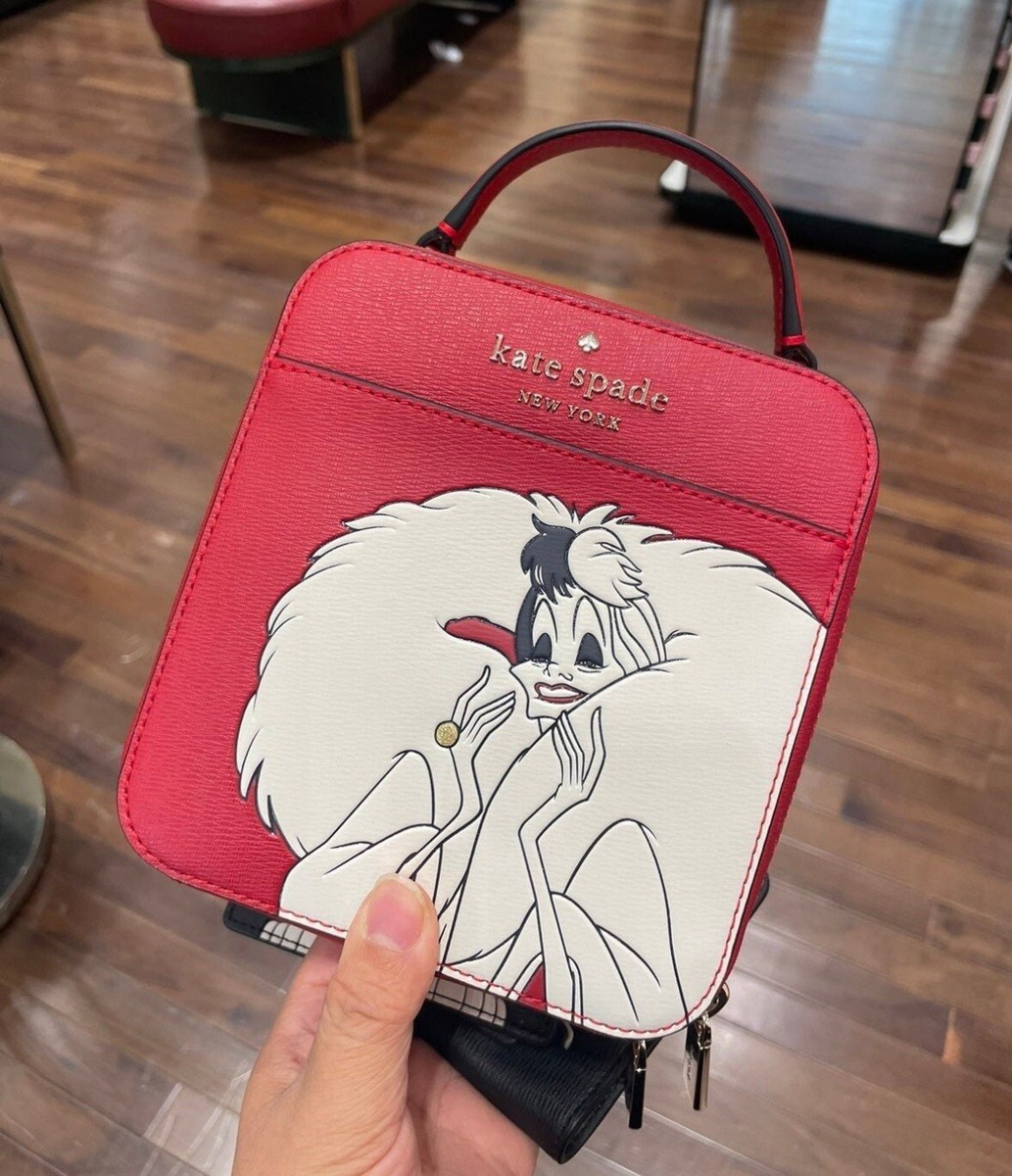 Disney X Kate Spade New York Limited Vanity Cruella Crossbody Bag