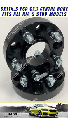 Passend für Kia Spurverbreiterung 30mm Sportage Stinger Modelle Alu Distanzscheibe 5x114 67,1 x 2