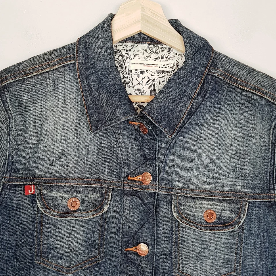 [JAG] Chaqueta vaquera azul para mujer | Talla AU 12 Foto 2 de 4