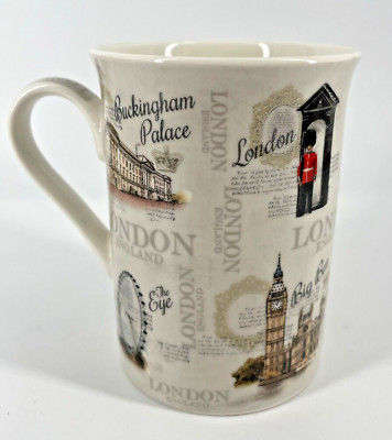 2017 Leonardo Collection Mug London Coffee Cup Tower Bridge Buckingham Palace