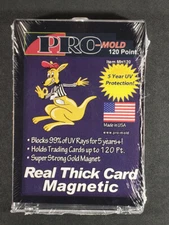 120x Pro Mold MH120 Original 120pt Magnetic Card Holder One Touch (6 Full Boxes)