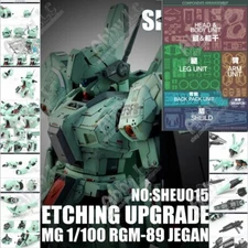 for MG 1/100 RMG-89 Jega Model SH Studio Detail up Add on Part Set Etched Sheet