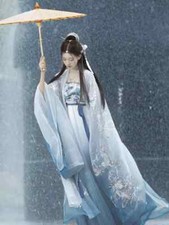 HanfuDress Women Chinese Traditional Hanfu Carnival Cosplay Costume Party Outfit