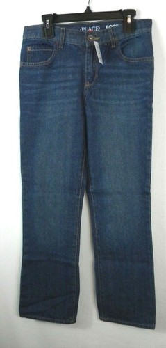 Children's Place Dark Jupiter Adj. Waist Bootcut Jeans Boy's/ Kid's Size 10 NWT - Picture 3 of 12