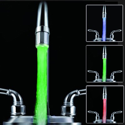 Multi Colour Magic Blue Led Light Water Shower Spraying Head