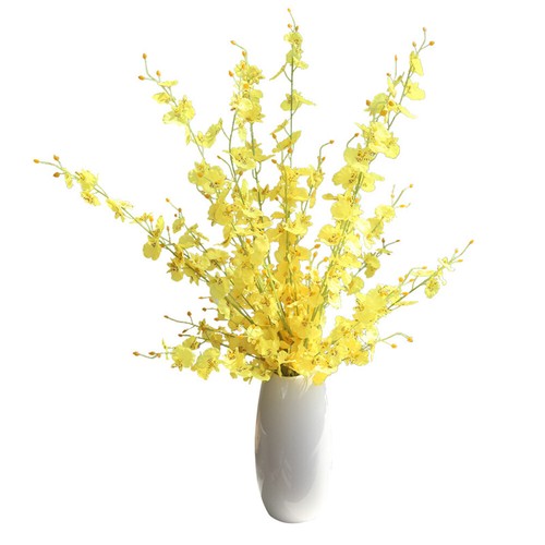 Artificial Silk Flower Orchid Dancing-lady Orchid Wedding Party Home Decoration - Picture 13 of 20