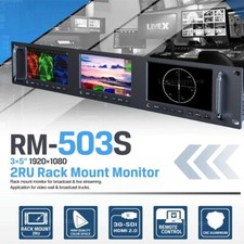 LILLIPUT RM-503S 3 5 inch Full HD 2RU Rack Mount Video Monitor 1920x1080 HDMI2.0