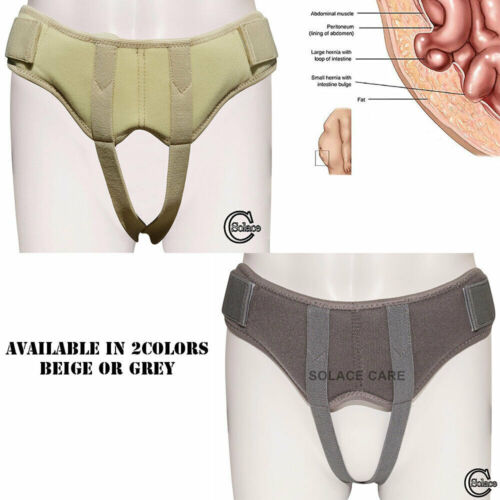 Cintura SC 1x nuova cintura supporto ernia inguinale cintura compressione doppio gel cuscinetti - Foto 1 di 10