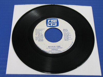 Chalice - Revival Time / Dub Time - 1985 Reggae 45 CTS Records Jamaica VG VINYL