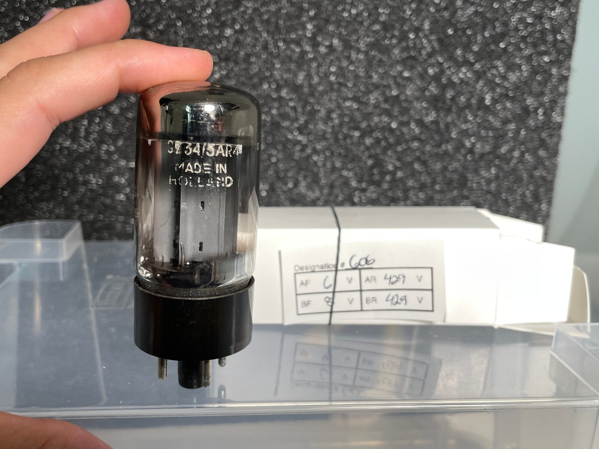 Amperex GZ34 / 5AR4 1958 Sittard #606 Full Wave Rectifier Tube