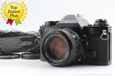 Exc 5 Canon AE-1 Program 35mm SLR Film Camera New FD 50mm F1.4 From JAPAN