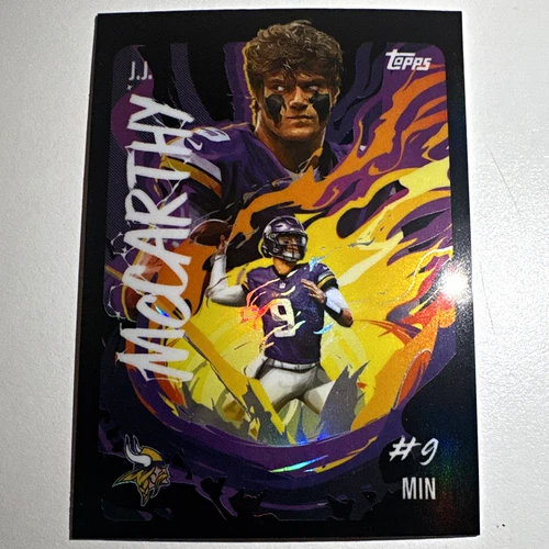 2025 Topps Chrome J.J. McCarthy Base (RAW)