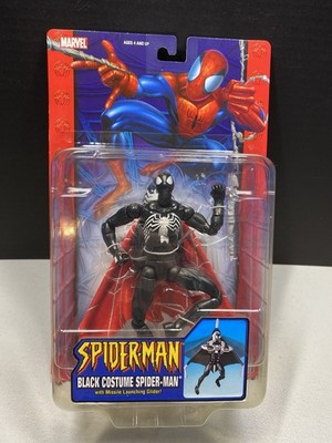 Marvel Black Costume Spider-Man Missile Launching Glider Figure