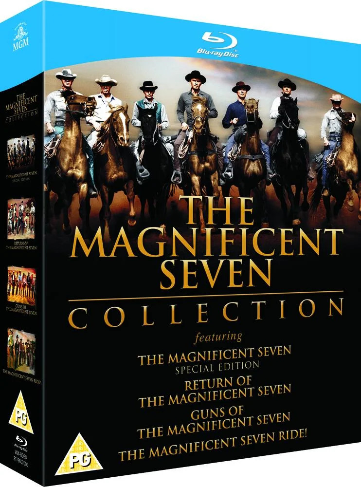 The Magnificent Seven Movie Collection (4 Films) Blu-Ray