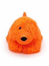 Shaggy Fringe Dog Plush Toy - Soft Rubber Nose Puppy