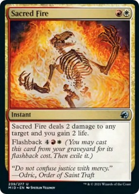 Sacred Fire - 239 - NM - Innistrad: Midnight Hunt