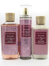 BATH BODY WORKS BLUSH CARDIGAN BODY MIST SPRAY 8 FL OZ LOT OF 3 PCS