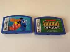 LeapFrog Leapster Learning Game Disney Pixar Finding Nemo Animal Genius Lot of 2