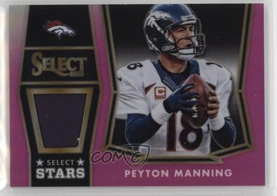 2014 Panini Select Stars Jerseys Fuchsia Prizm 26/99 Peyton Manning HOF 3hd