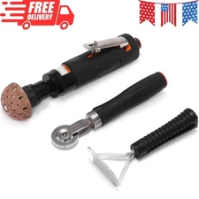 Pneumatic Tire Buffer Kit - Air Tire Grinder with Patch Roller & Scraper