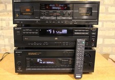 impianto componenti stereo sony true HI-FI con telecomando RICONDIZIONATO perfettamente funzionante 