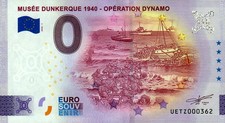 Banconota zero euro - 0 euro - Francia - Museo Dunkerque 1940 2025-1