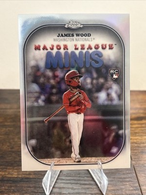 2025 Topps Chrome Update James Wood Major League Minis SSP RC Nationals