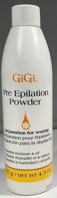 Gigi Pre Epilation Powder, Preparation for Waxing, 4.5 oz.