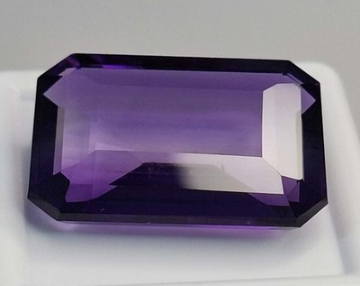 Purple Amethyst Natural Emerald Cut 19-21 Ct Certified Loose Gemstone SP305