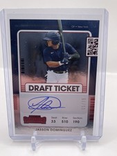 2021 Panini Contenders - Prospect Ticket Jasson Dominguez  Draft Ticket Red /75 