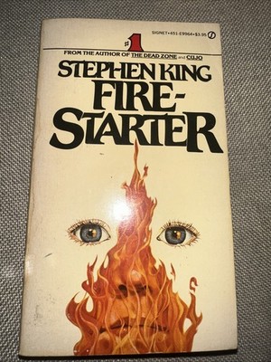 Firestarter Stephen King 1981 Paperback 1st Edition Printing UNCREASED SPINE
