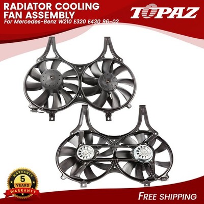 Radiator Cooling Fan Assembly for Mercedes-Benz W210 E320 E430 96-02 0015003893