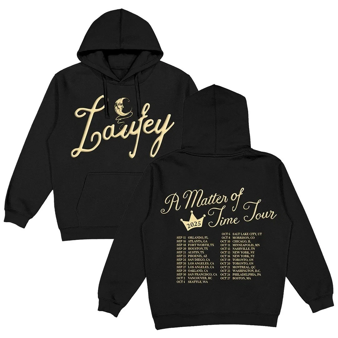 Laufey Merch Store A Matter Of Time Tour 2 Sided Hoodie | eBay