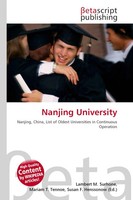 Lambert M. Surhone (U. A.) | Nanjing University | Taschenbuch | Englisch (2026)