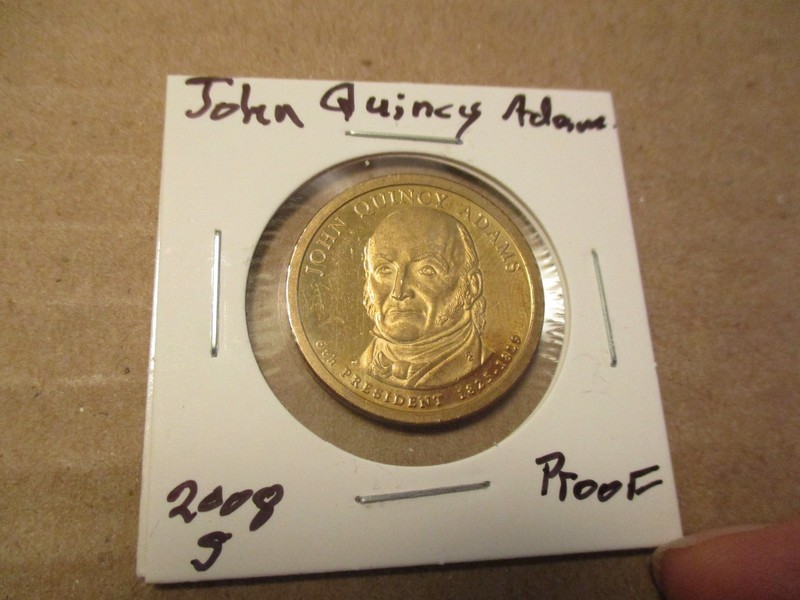 Presidential Dollar. John Q. Adams, 2008-S, #39