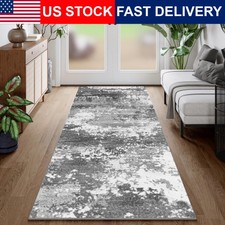 2x6 Rug Runners for Hallways Kitchen Non Slip Washable Grey Entryway Runner