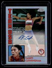 2024 Topps Chrome U.S Olympic Auto Vashti Cunningham #84A-VC