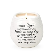 Sympathy Gifts for Loss of Loved , Sympathy Candle 10Oz Celebration of Life D...