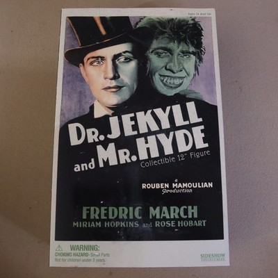 VINTAGE Sideshow Collectibles Dr. Jekyll and Mr. Hyde 12'' Figure 2004 NIB NEW