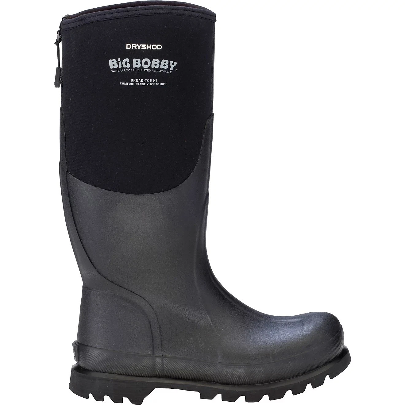DRYSHOD Big Bobby Waterproof Hi Top Pull On Work Boots - Black
Opens in a new window or tab