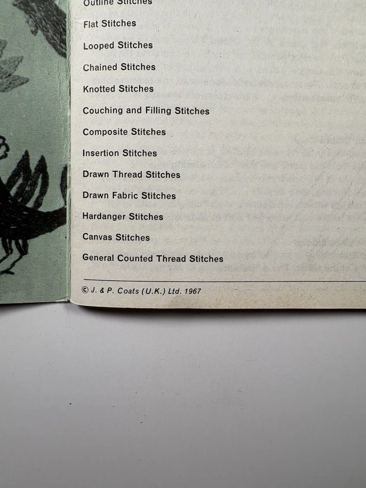 100 Embroidery Stitches Anchor 1967 Vintage Needlework Pattern Booklet Rare - Image 4 of 4