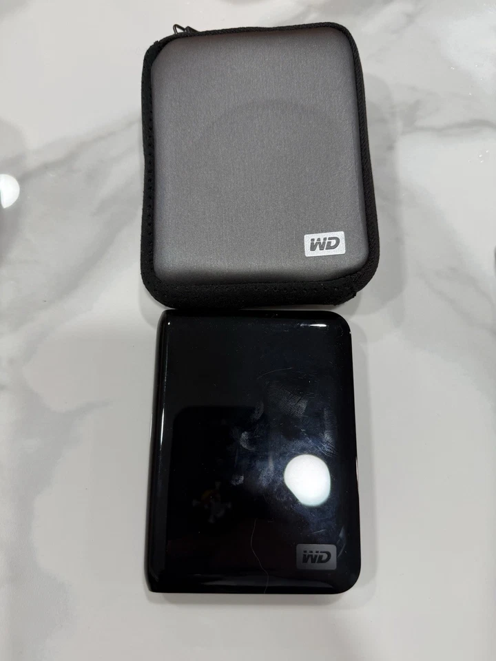 2TB WD My Passport tragbare Festplatte, schwarz - RWDBYVG0020BBK-WESN