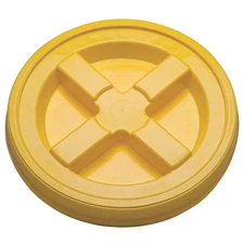 GRAINGER APPROVED GA5Y Plastic Pail Lid,Yellow,HDPE 38L987
