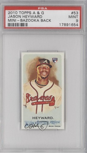 Jason Heyward [Mini Bazooka Back] #53 2010 Topps Allen & Ginter card