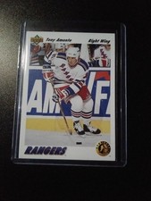 Tony Amonte Card #450 RC Upper Deck 1991-92
